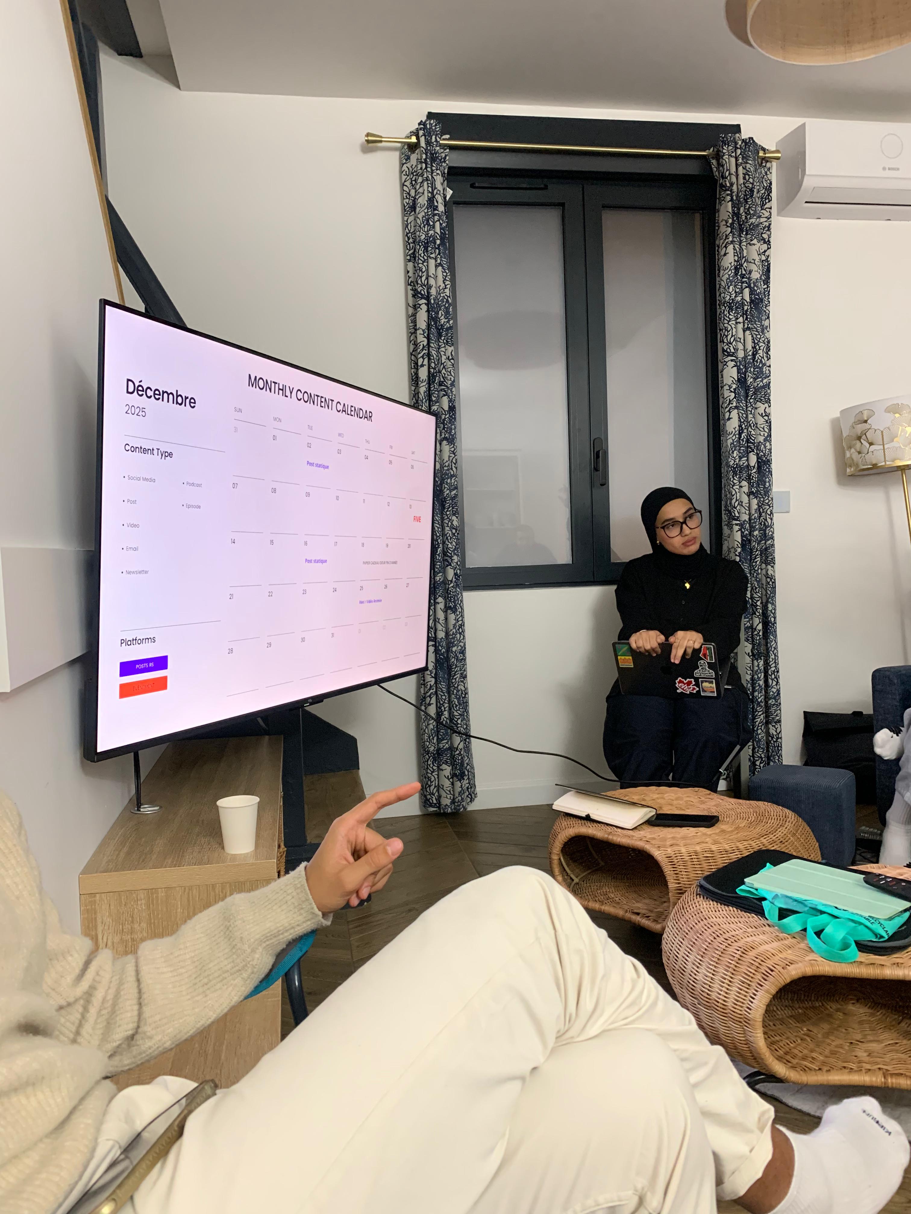 L'équipe ILMA — travail de contenu