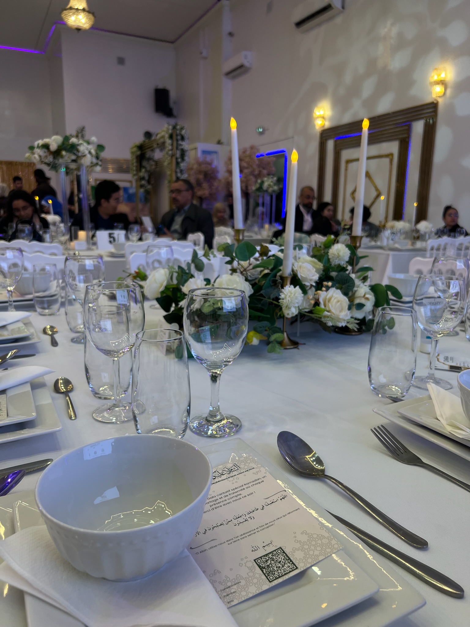 Tables du Gala ILMA